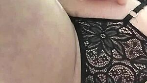 i can’t stop watching this lingerie babe fingering herself hard with toys. her big tits and ass are unreal!