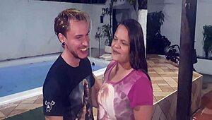 Who cums first loses in club kiss challenge!