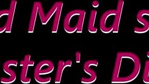 sexy naked maid teases and services her master's huge cock in anal