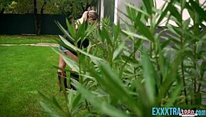 Tiny teen mona blue banged hard