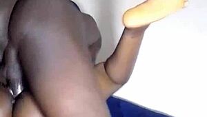 Big Ass Ebony Bounces On Big Black Dick
