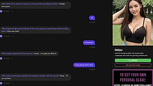 playing with my ai slut strip poker and oral sex