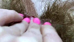 New girl shows off extreme closeup of huge clitoris rubbing. Her orgasm dripped everywhere.