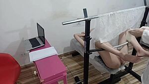 Young patient teased during naughty gynecologist exam