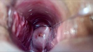 Wow, intense vaginal orgasm with a speculum! 😍