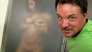 Sensual Jane gives blowjob bent over in doggystyle cumshot