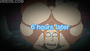 ready to escape the ghettoverse with big tits and ass in this hentai adventure?