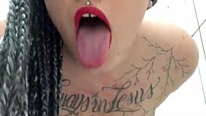 Care to join me showing off in the shower? It’s steamy!