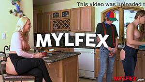 Yo, MylfEx spoiled boy bangs hot mom and step-aunt!