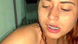 I fuck my stepdaughter's pussy in stockings and lingerie