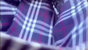 ki-sim gets naked on the street and fucks a guy