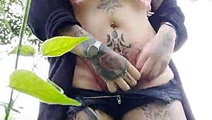 Novinha From Curitiba Flashes Big Pussy Outdoors