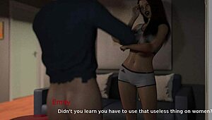 Emily's Descent Into Shaved Pussy Femdom Temptations