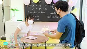 Tuition Teacher Pounds Teen Hard in Homemade Lesson