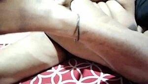 Stepbrother Seduced Stepsister for All-Night Fucking, Teasing Her Tits with Seductive Touches