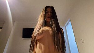 Tight Clothing Reveals Her Sexy Half-Sister In Provocative Inner Wear.