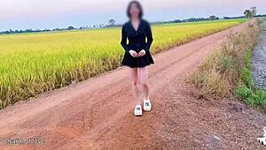 uhh, me n my girl gettin it on in a rice field, ya know?