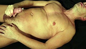 i love watching my pierced cock explode after wild wanking