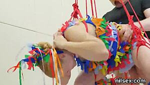 Naughty sweetie faces brutal anal treatment in asylum