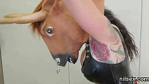 omg, this nasty teenie got dragged to anus nuthouse for weird therapy! 😱