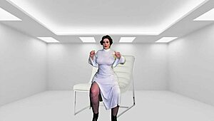 ग्रेनी प्रिंसेस लीया डार्थ वेडर के रूप में डार्थ टॉच्टर को सिथ क्रीमपाई देती है वाइल्ड पीओवी में