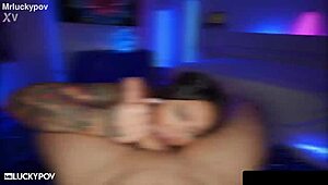 Busty Asian Babe Connie Perignon Bends Over for Hard Riding and Receives Warm Facial Cumshot