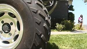 jazmin sucks thick dick before riding and face creamed