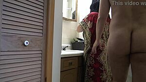 Pakistani Stepmother Shocked by Stepson’s Creampie