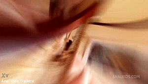 Feeling every wild moment at a Vegas bachelor party with Jessie Way and Lina Love in crazy DP action