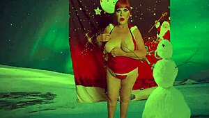 Granny Carmen Claus says, Suck this classic cock for Christmas, darling!