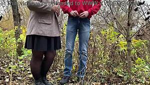 Man, my fat mother-in-law totally owns the dirty outdoor kink!