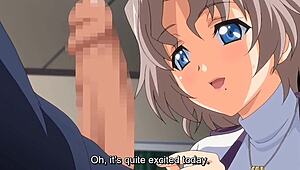 Hentai big tits milf sucks huge cock with raw passion