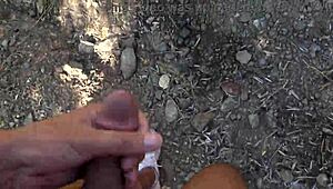 French Nudist Milf Shocked by Sneaky Beach Voyeur