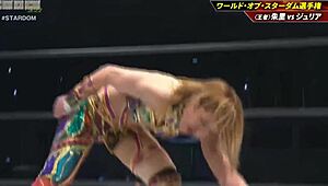 syuri battles giulia for world of stardom championship at dream queendom