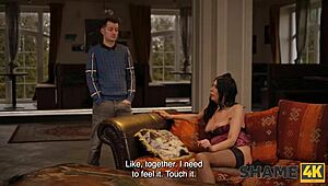 Shame4k: Brunette MILF Xenia Nice Drilled by Young British Cock