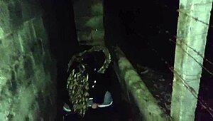 Couple Has Public Sex Behind Church, Bent Over