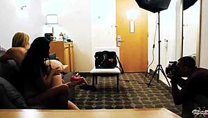 big tits sara jay teases with sensual curves