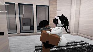 BIG ASS BLOWJOB WITH ROBLOX PORN STAR