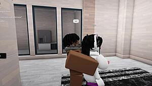 BIG ASS BLOWJOB WITH ROBLOX PORN STAR