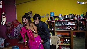 Desi Mallu Bhabhi Hardcore Kitchen Fuck with Debar in Full Movie