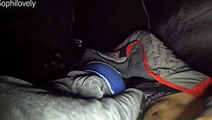 Went camping with my curvy hermanastra and drilled her tight inside the tent at night.