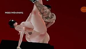 colombian amateur nyla devours big black cock with her mouth. she reaches orgasm during oral sex.