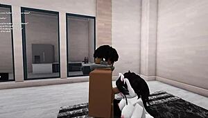 BIG ASS BLOWJOB WITH ROBLOX PORN STAR