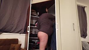 9th month pregnant shione cooper with bouncing big tits