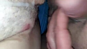 enjoying a liquid lunch with my wife at home