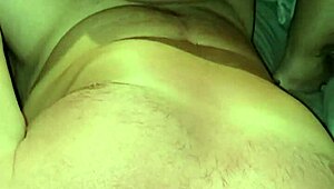 Woman with big ass in pink thong enjoys riding