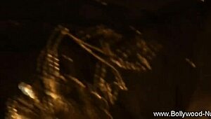 I saw this beautiful nude chick from Bollywood stripping and dancing, it's so cute!