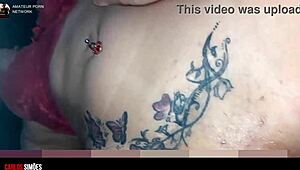 damn, young hottie with big butt bounces on thick rod