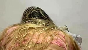 My Stepmom’s Gorgeous BBW Curves Ride Me Hard Before Work in Homemade Colombian Clip.