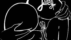 Intense anal ride leads to creamy squirt soaking panties.